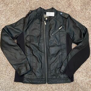 NWT Maurice’s faux leather moto jacket size large